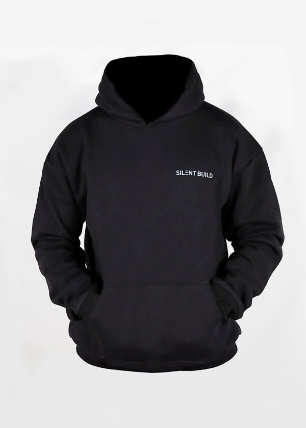 Black silence hoodie